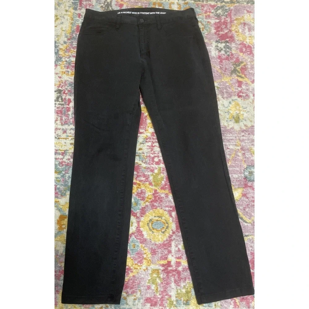 Men's Rhone Pants Size 32 Black Commuter Five Pocket 141364